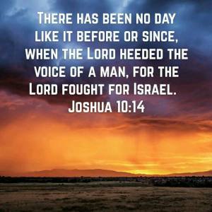 Joshua10.14