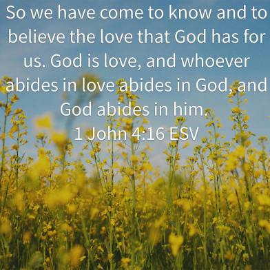 1 John 4-16 esv