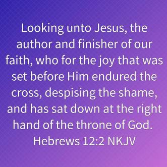 Hebrews 12-2 NKJV